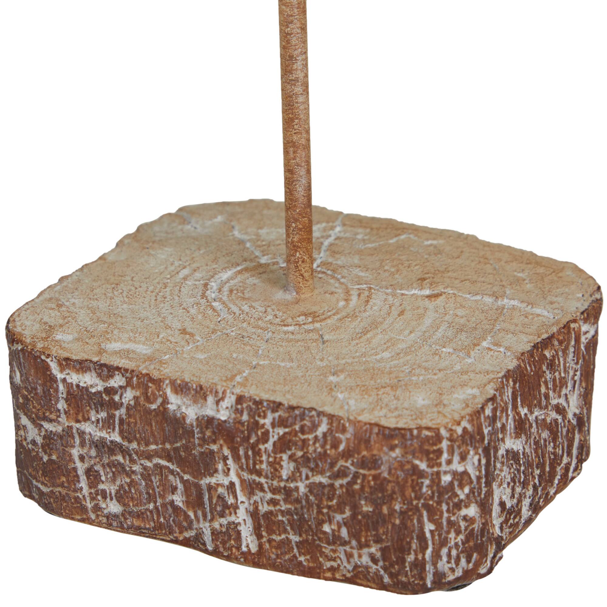 Brown Standing Bird Sculpture Set